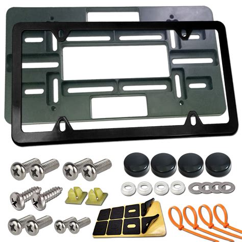 metal front license plate bracket|mounting bracket for license plate.